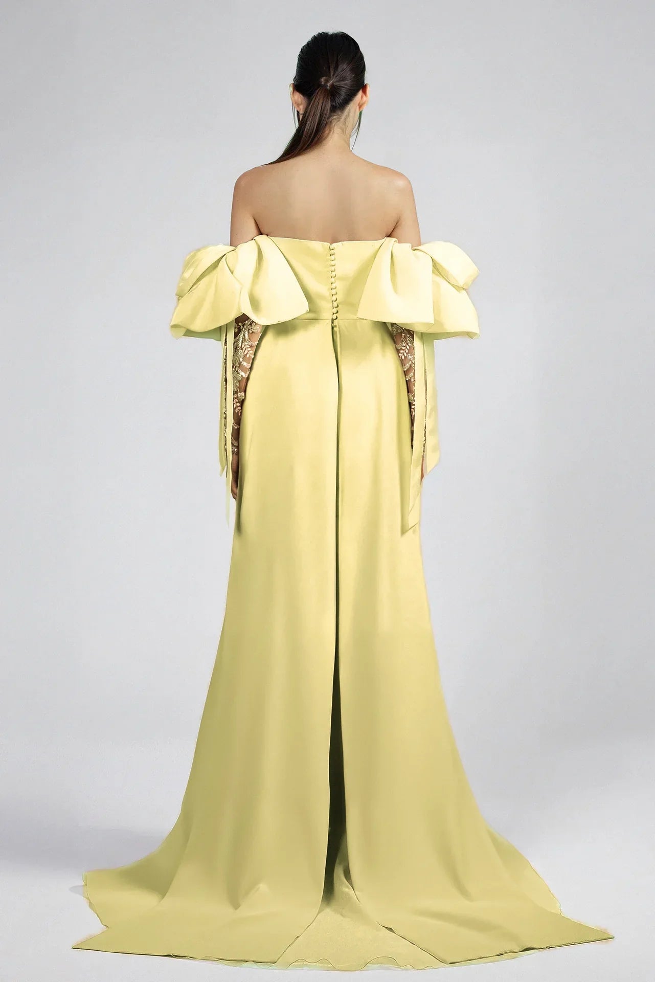 Off-Shoulder Evening Dress