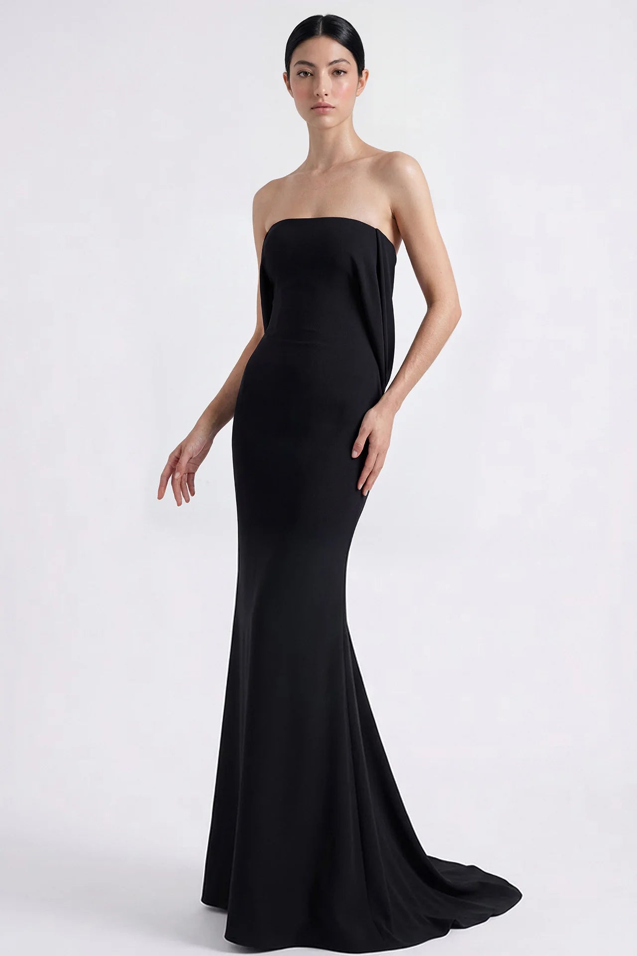 Strapless Corset Back Gown