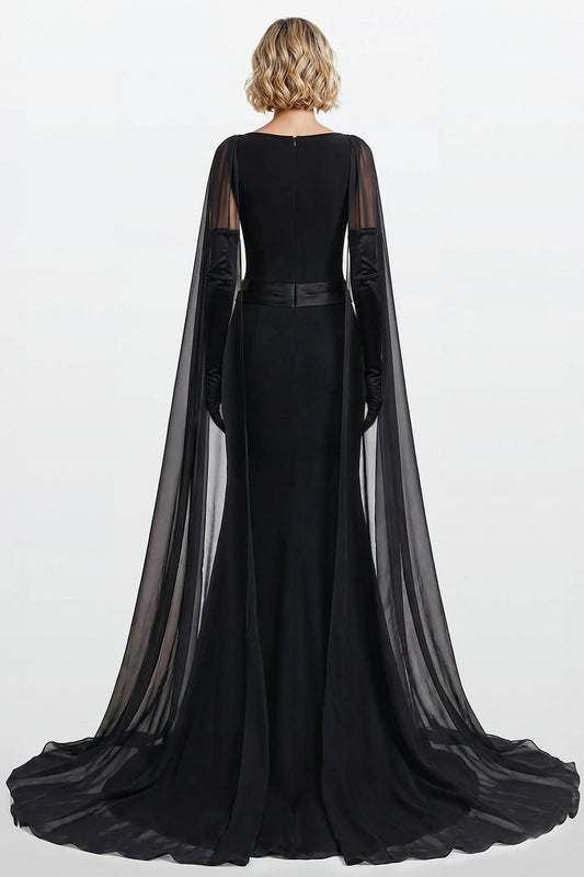Swarovski Embroidered Crepe Gown