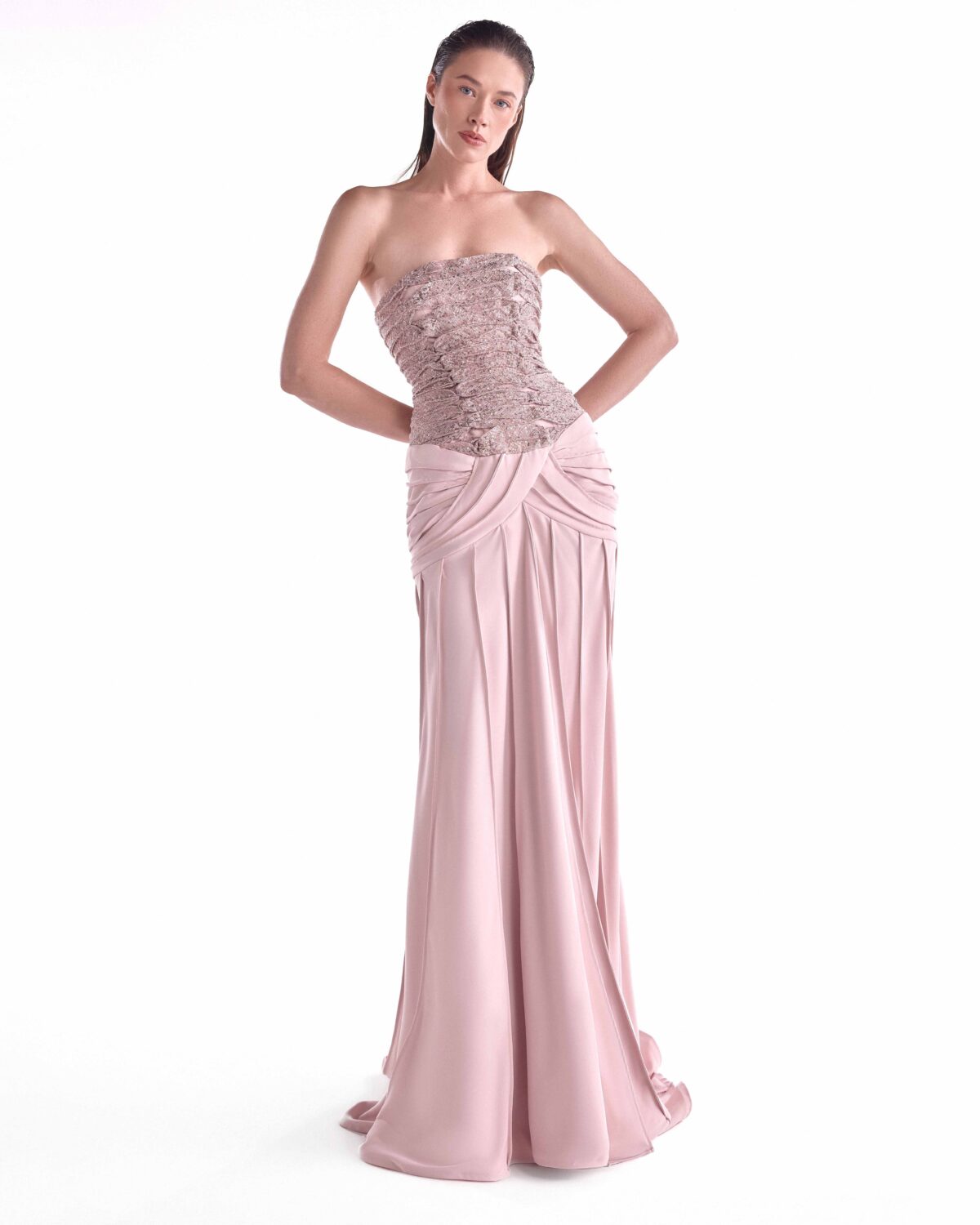 Soft Powder Pink Beauty Woven in Texture and Light