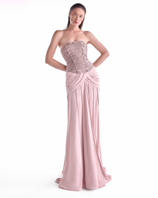 Soft Powder Pink Beauty Woven in Texture and Light