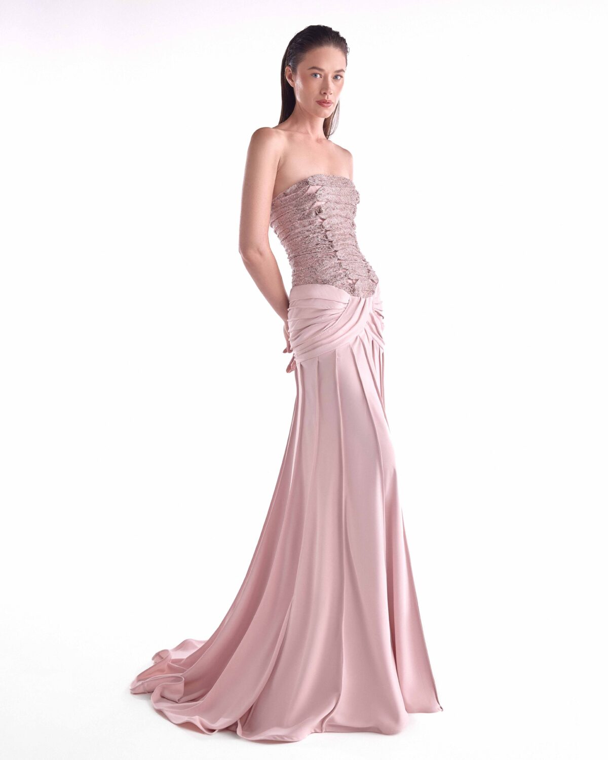 Soft Powder Pink Beauty Woven in Texture and Light