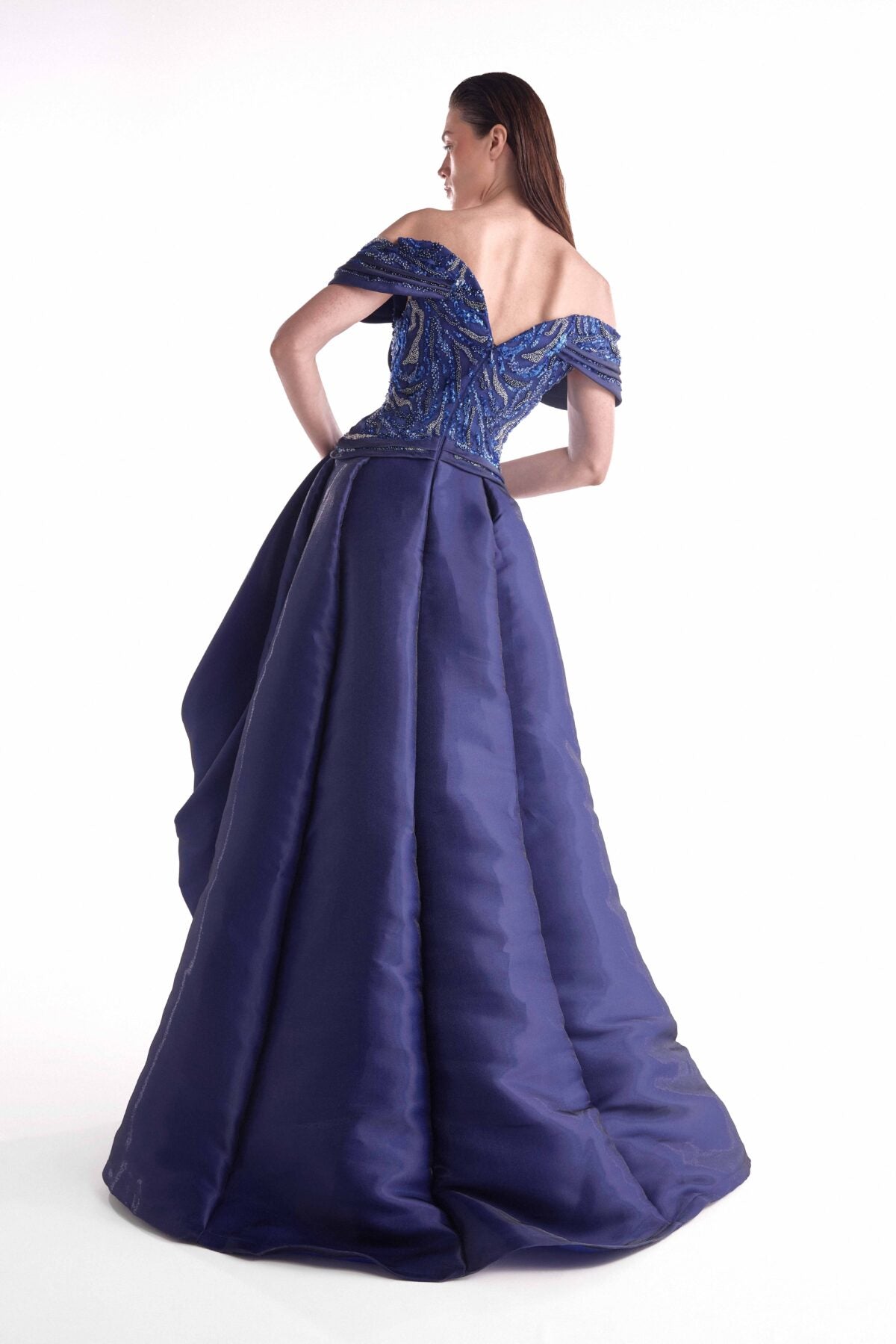 Midnight Nocturne Embellished Gown