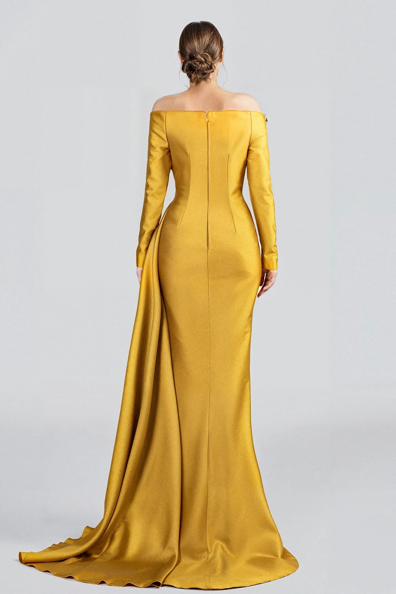 Off-Shoulder Dress with Embroidery