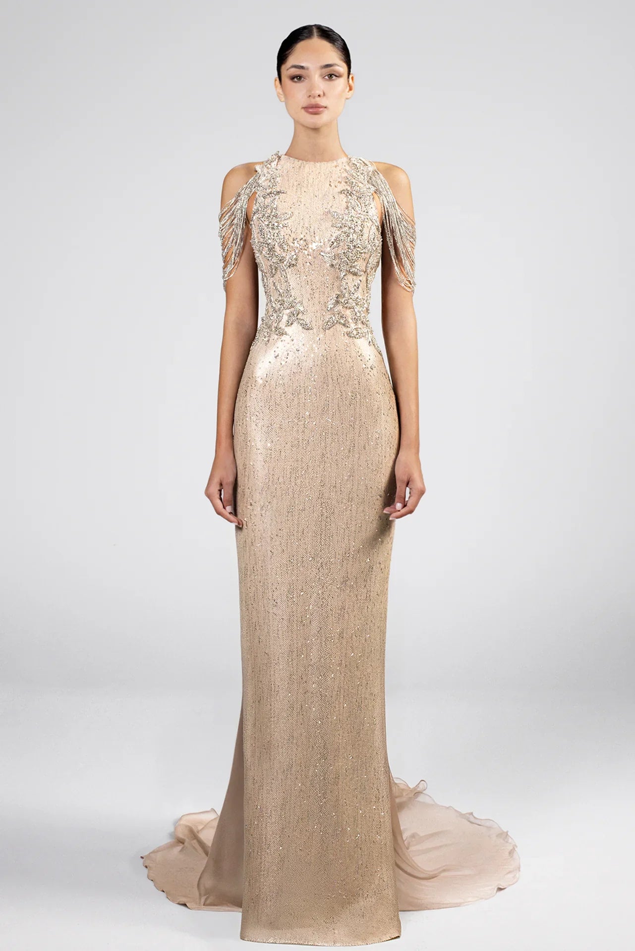 Evening Dress with Cape