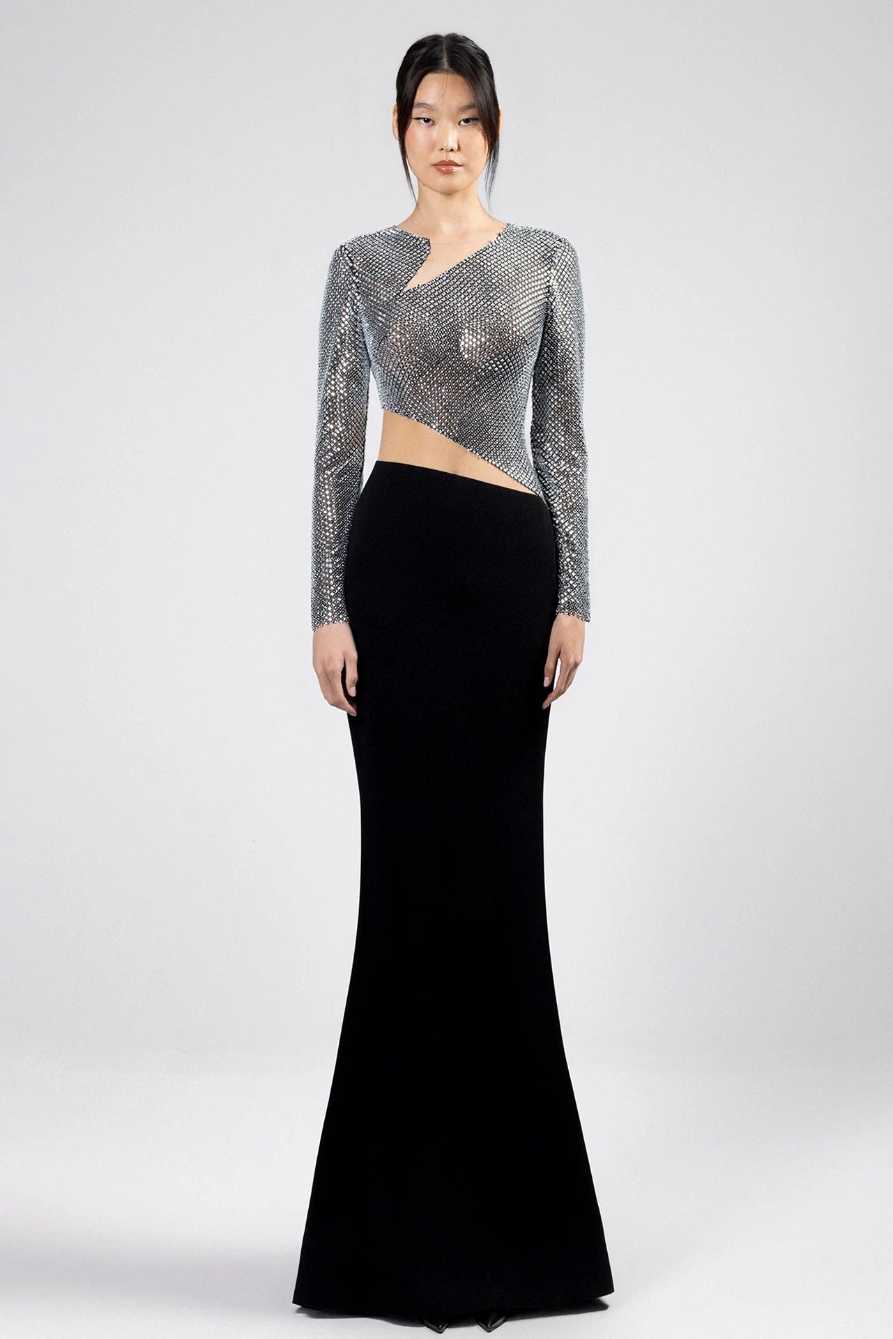 Two-Tone Evening Dress