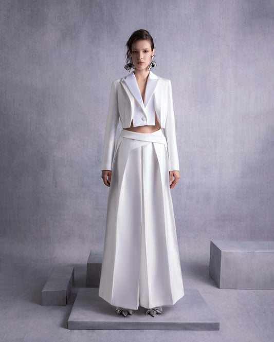 Cropped Piqué and Razmir Jacket